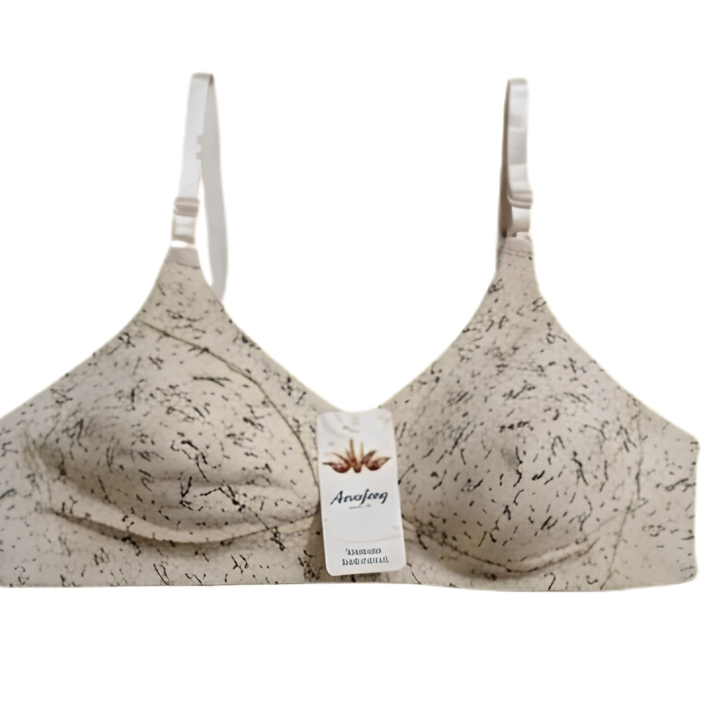 Real picture of Pure Soft-Cotton Bra - Ivory