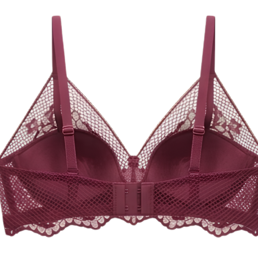 Floral Bralette Bra - Blush