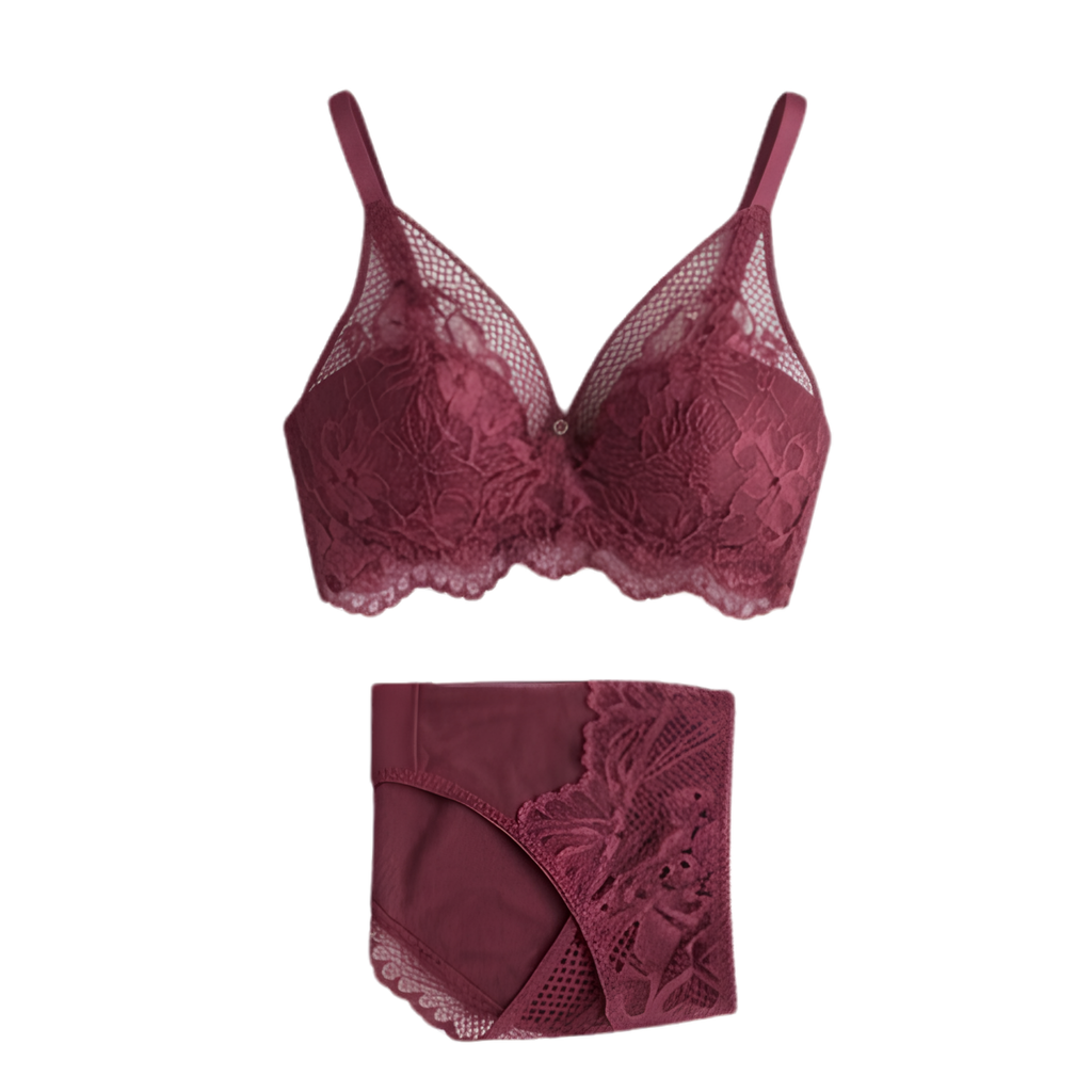 Floral Bralette Bra - Blush