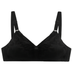 Soft Wireless Bra - Black