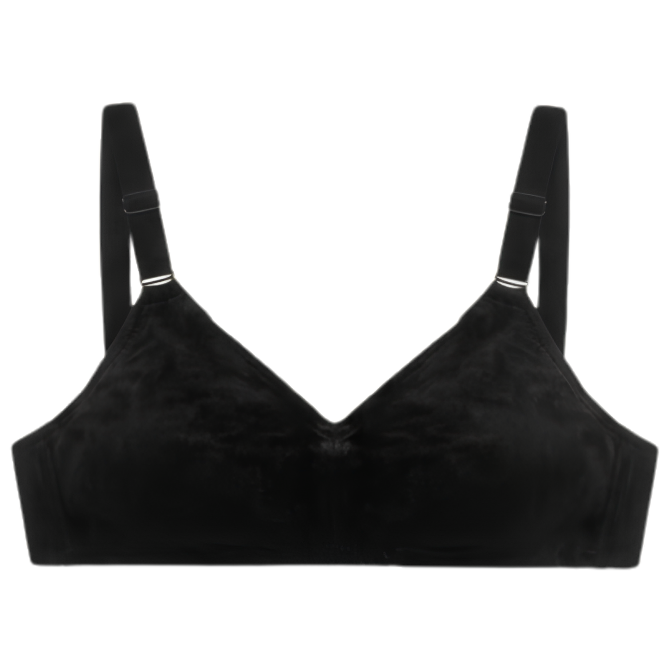Soft Wireless Bra - Black