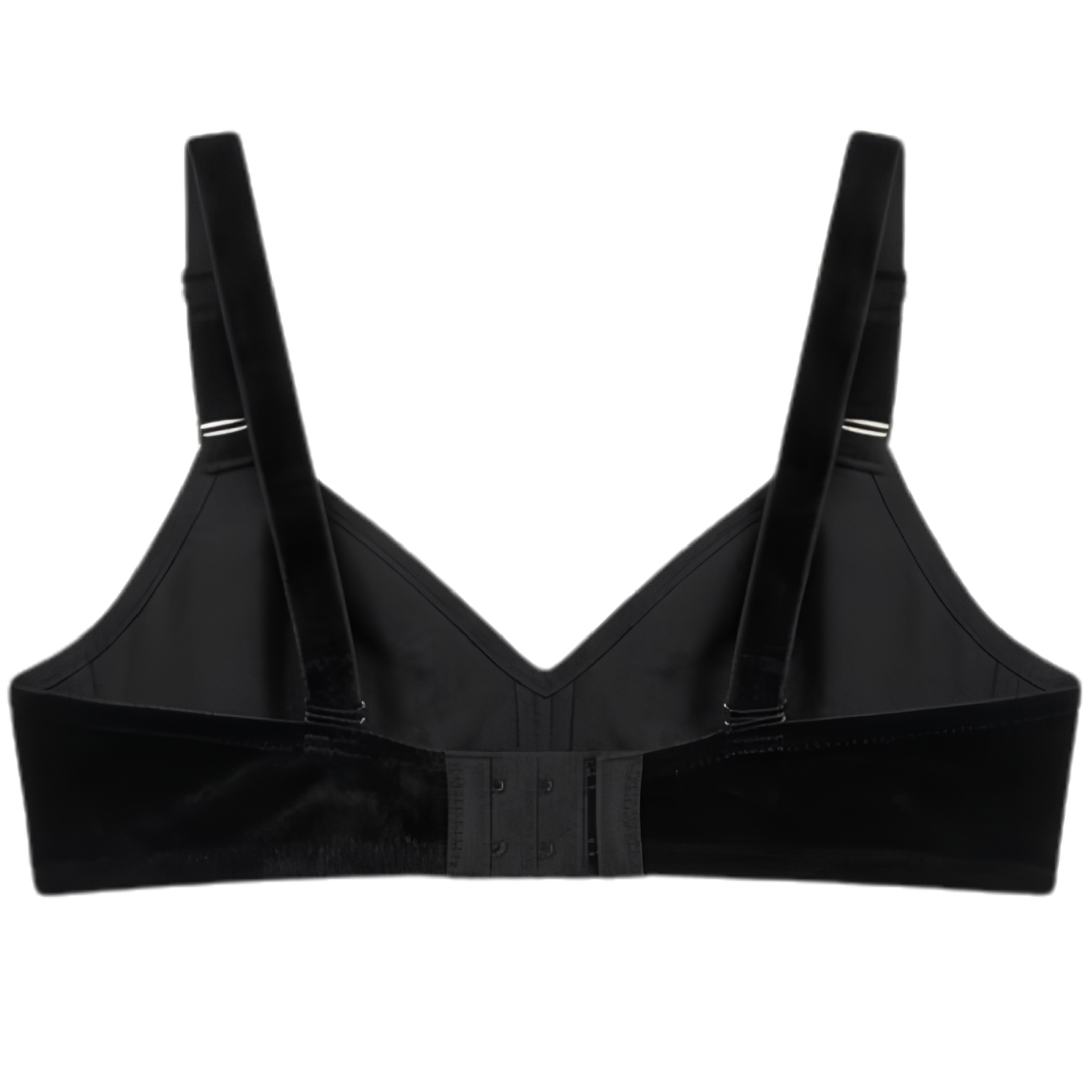 Soft Wireless Bra - Black