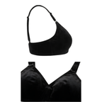 Soft Wireless Bra - Black