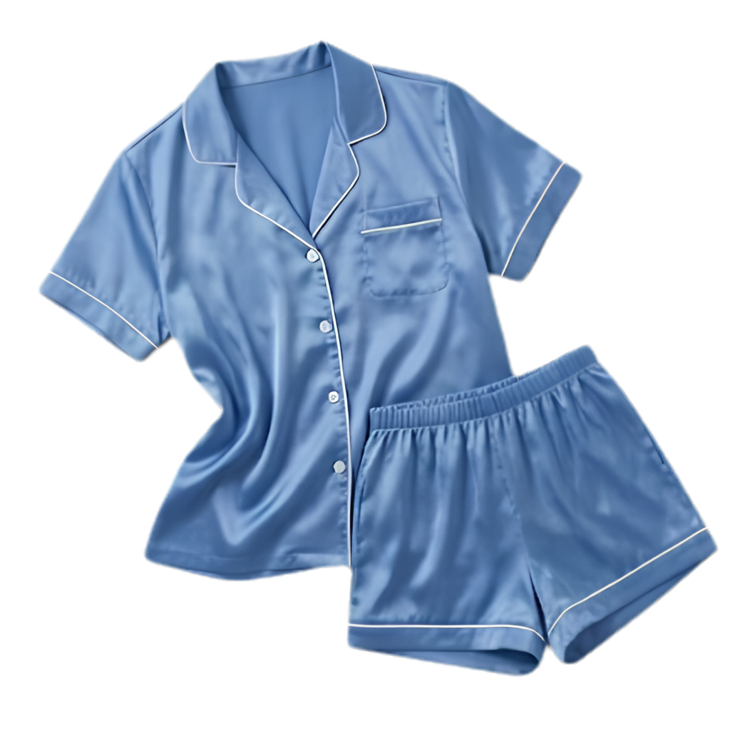 Satin Short Set
