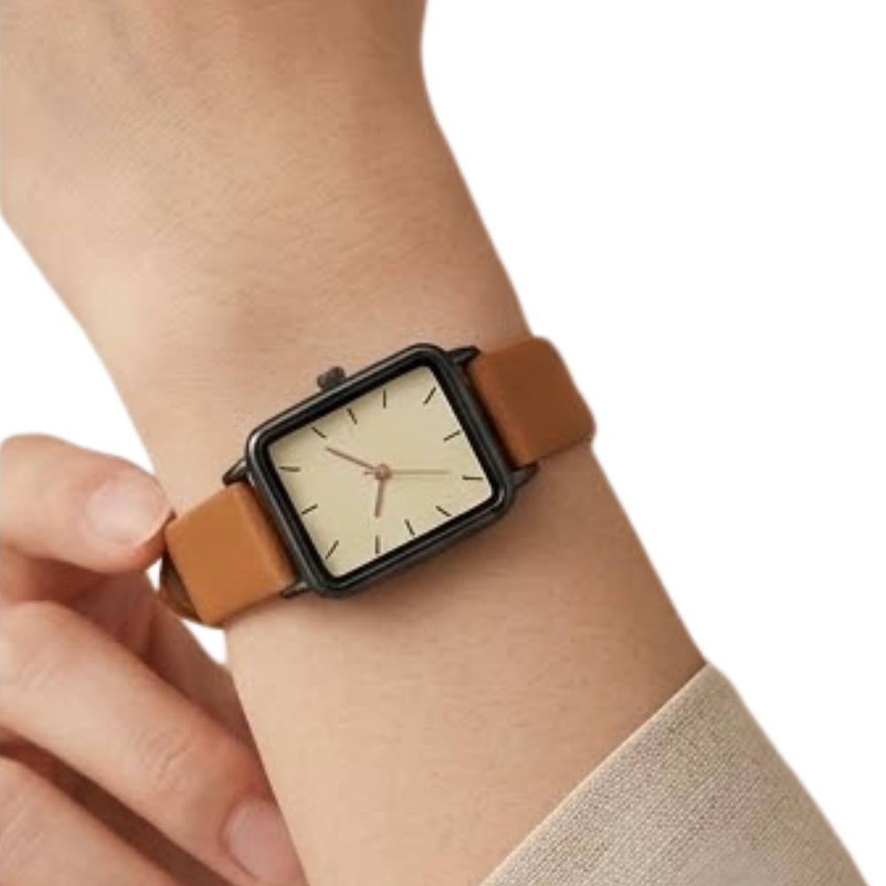 Real picture of Minimalist-Slim Leather Watch