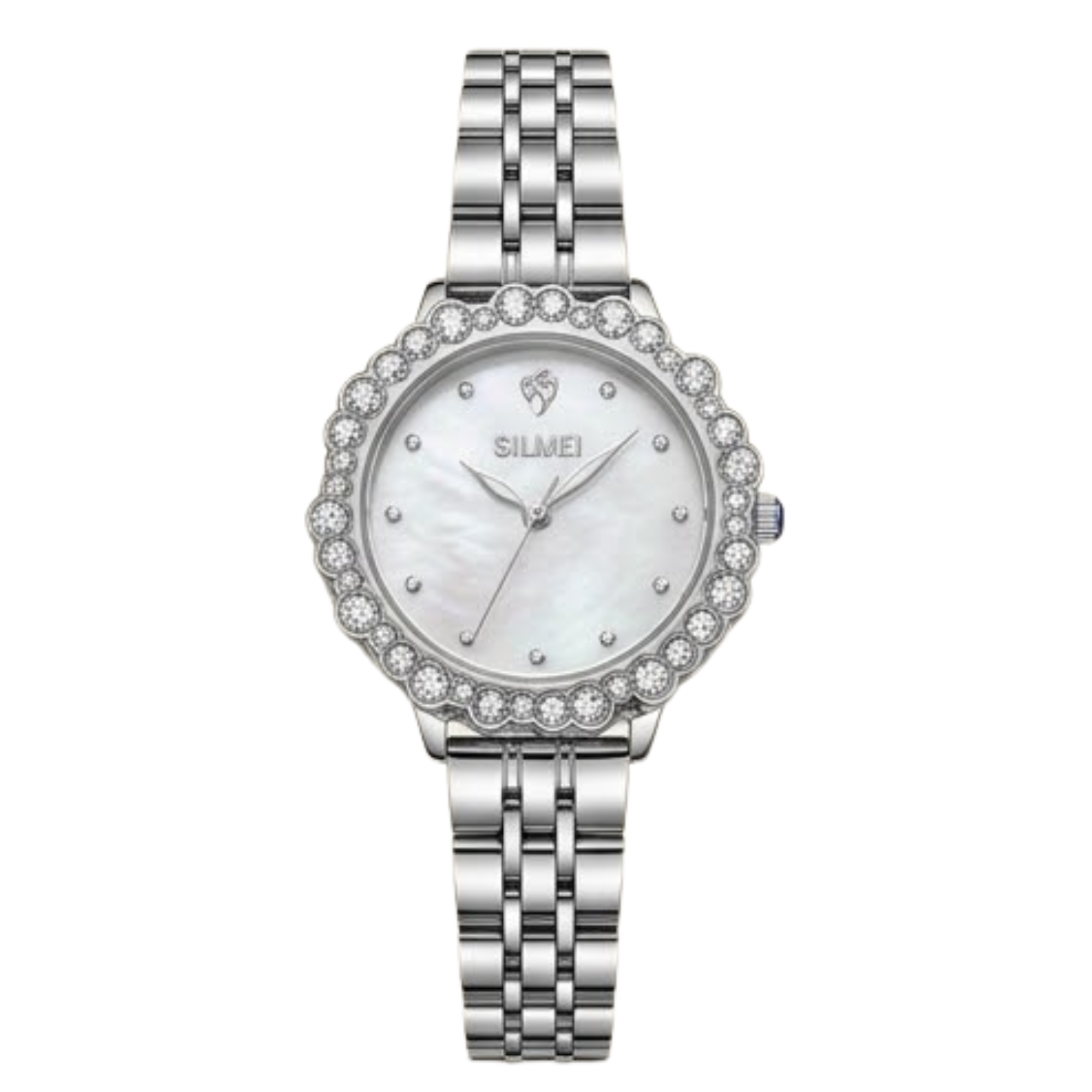 Silver Chain Wristwatch