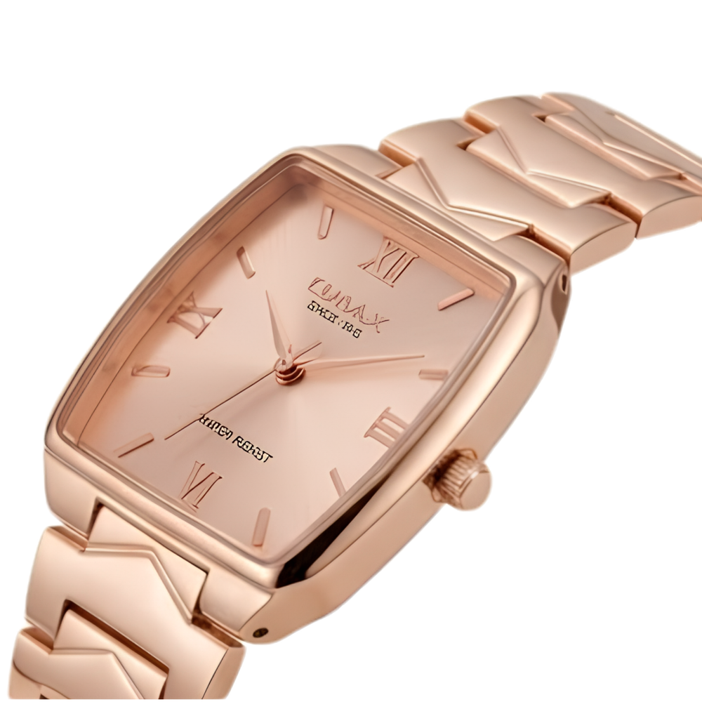 Real picture of Pink-Square Dial Watch