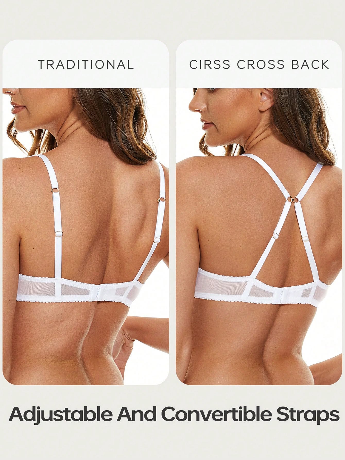 Premium Sheer Mesh Design Bra