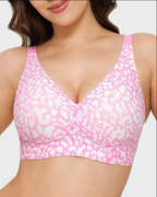 Viral Seamless Jelly Deep V Push-Up Wireless Bra