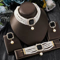 Luxury Pearl Set ( Necklace , Braclet , Earring All In One ) Viral Product