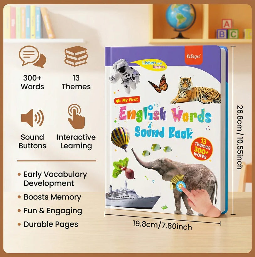 English Word & Sound Educational Book